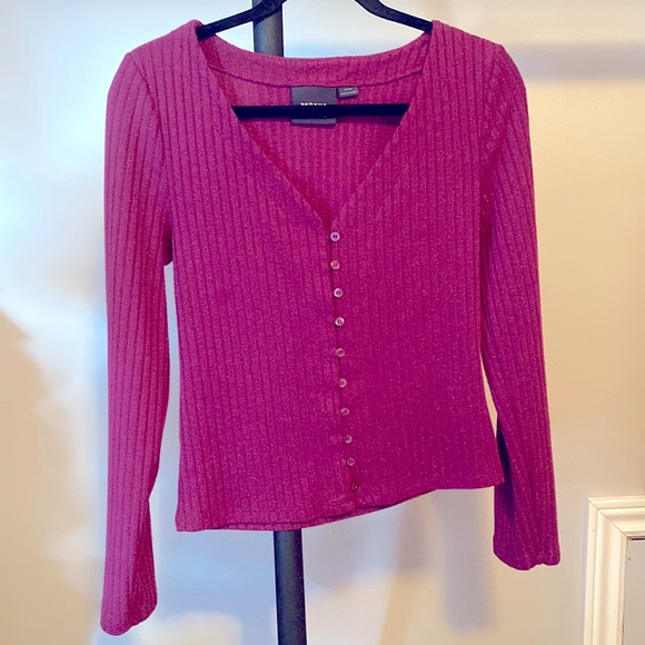 MAEVE by Anthropologie Knit Purple Cardigan - Picture 3 of 12